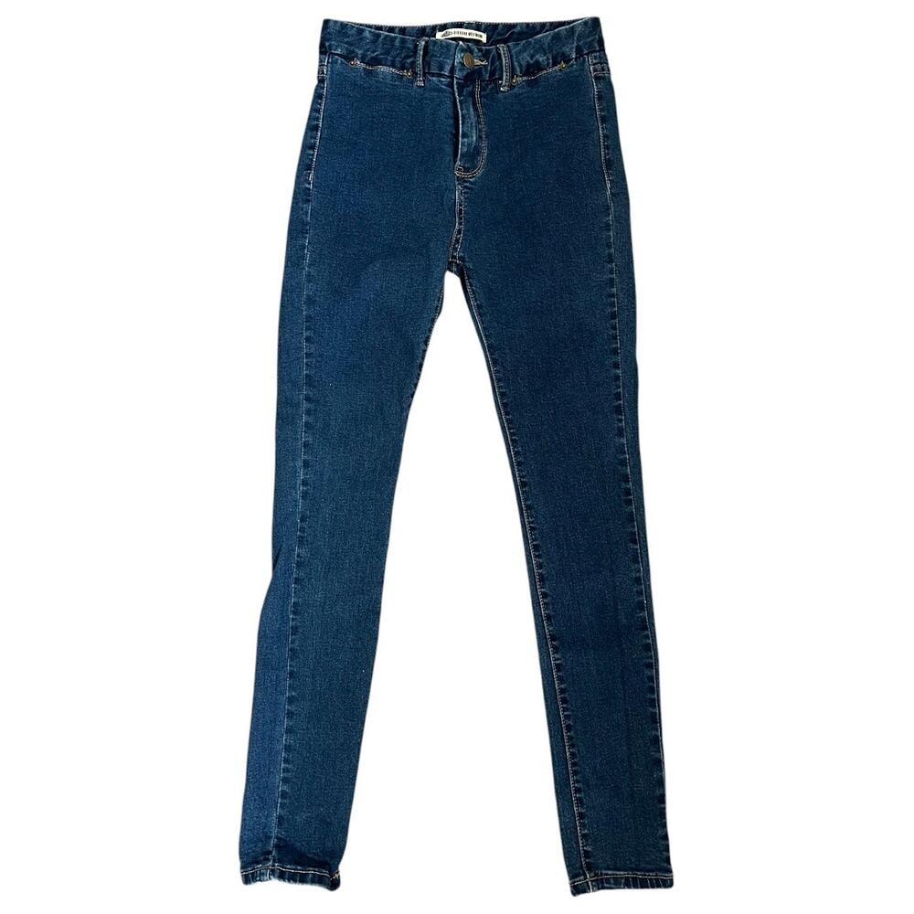 Vivienne Westwood Dark Blue Skinny Jeans designer Y2K high waisted size 24